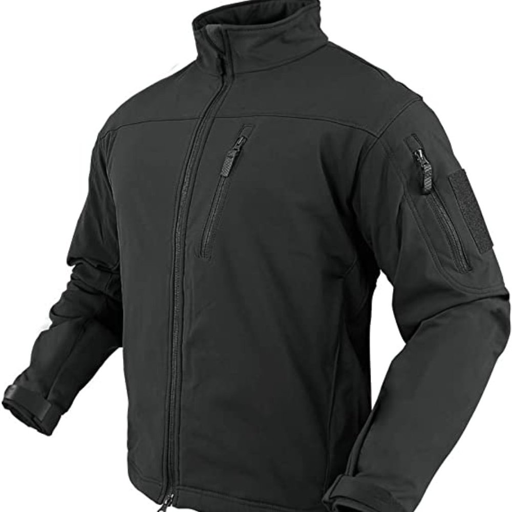 Condor Phantom Softshell Tactical Jacket - Black Large
